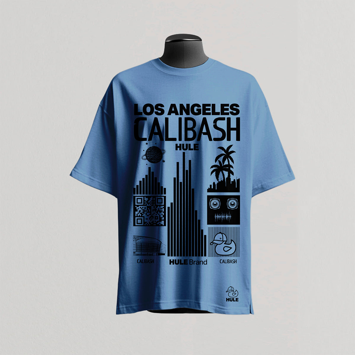 CALIBASH Sky Blue Oversized T-Shirt - Official Collectible Merch (pick up at calibash)