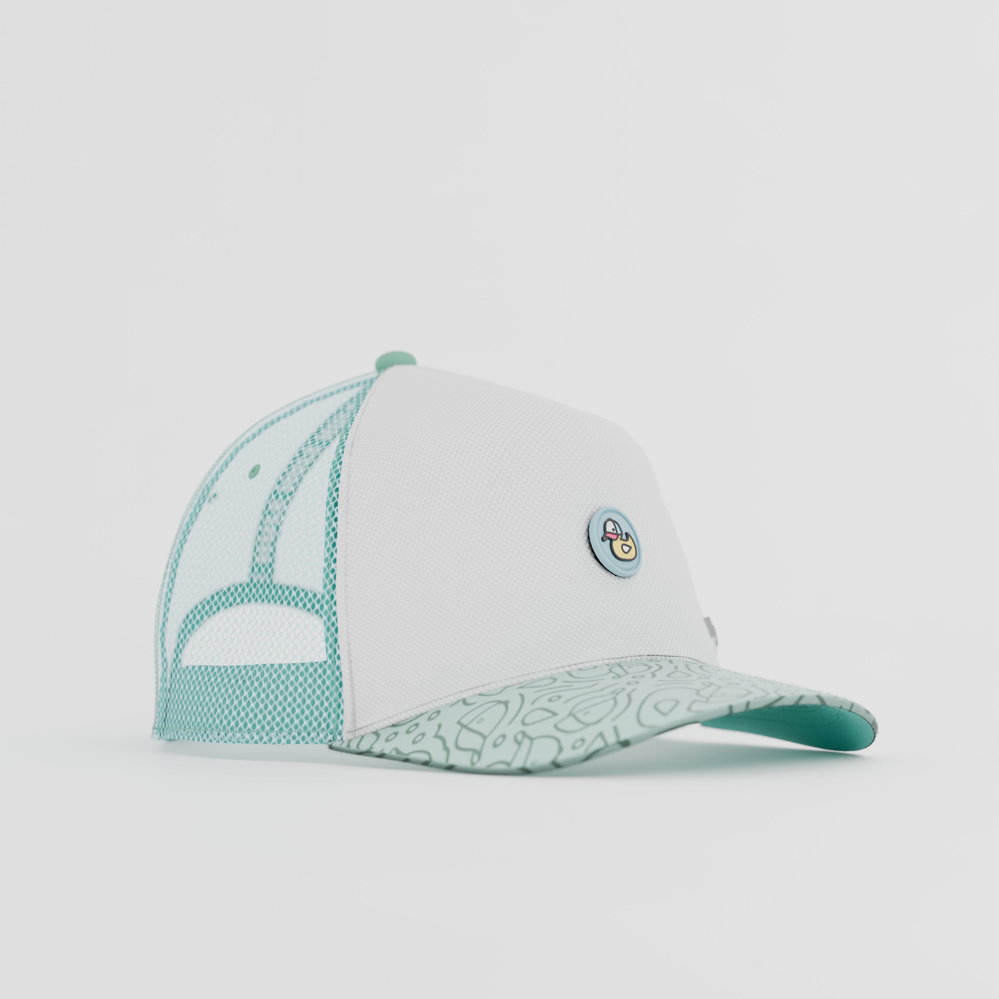 NEW! Hule Mint Splash Trucker Cap