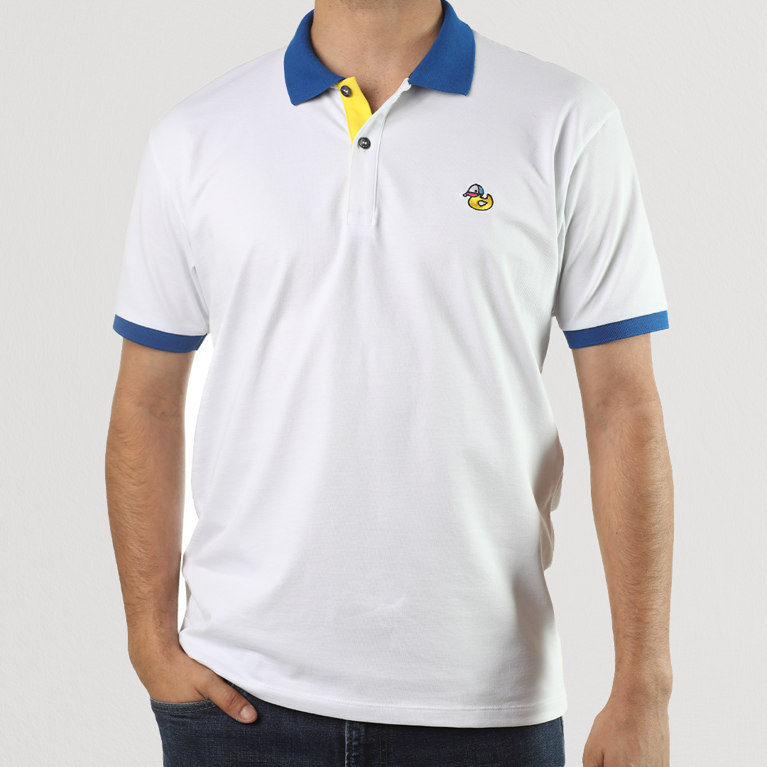 White and Blue Hule Polo